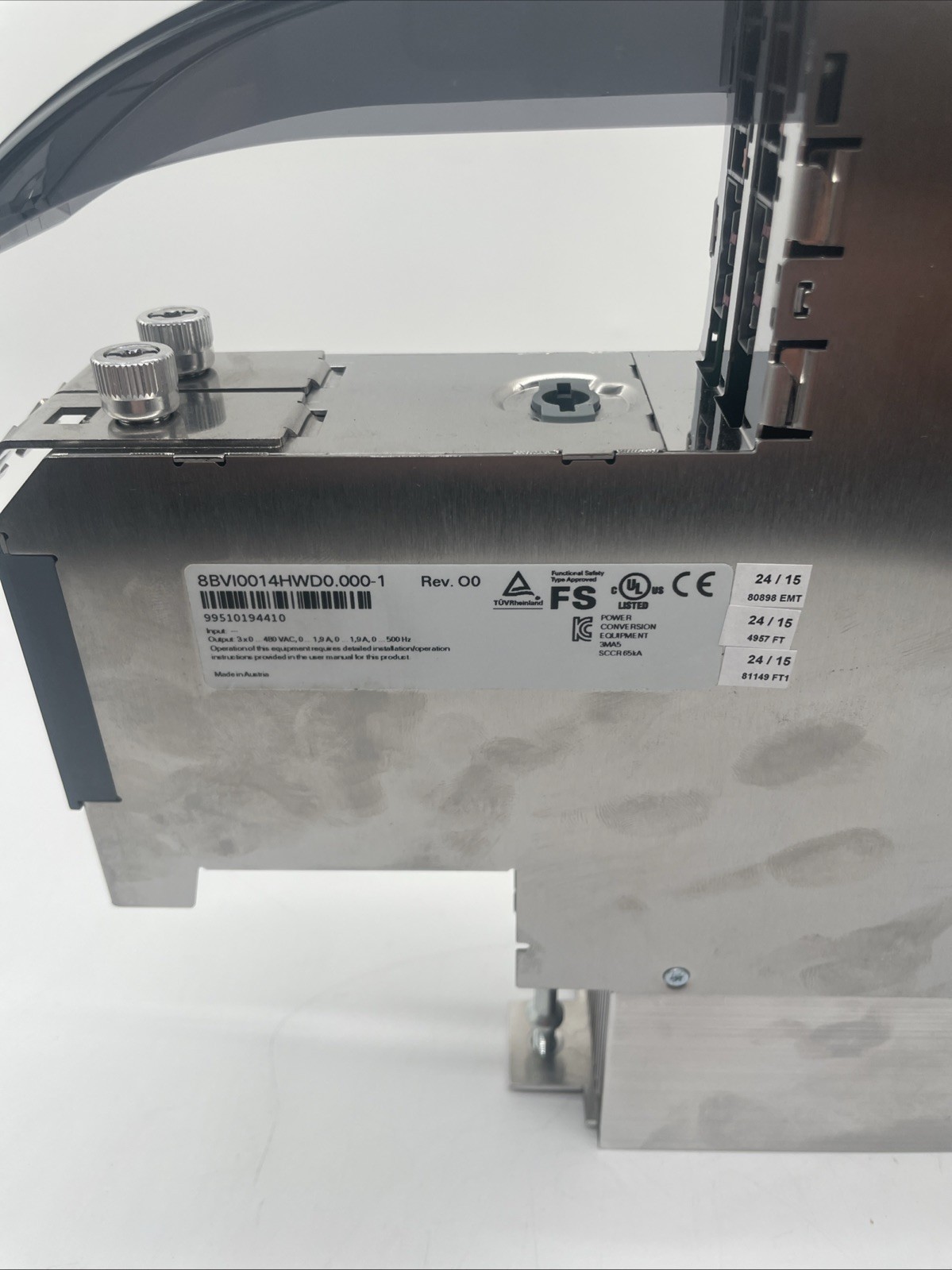 B&R 8BVI0014HWD0.000-1 ACOPOSmulti Invertermodul 2-achsig - Bild 2