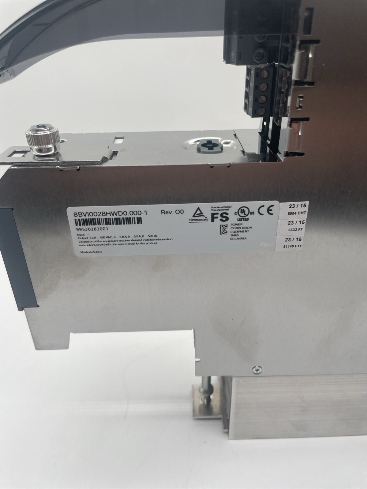 B&R 8BVI0028HWD0.000-1 ACOPOSmulti I0028D Wechselrichtermodul - Bild 2