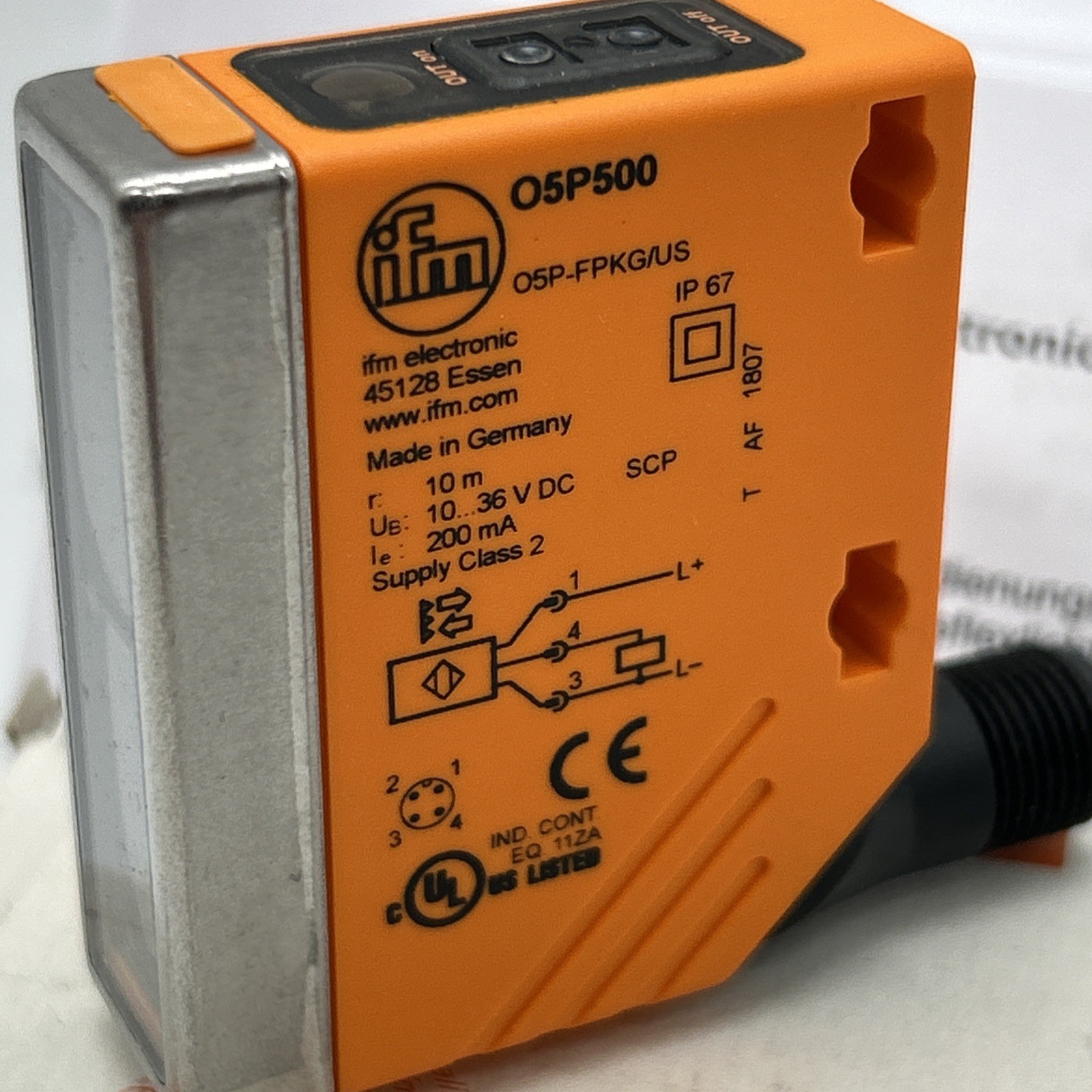 ifm O5P500 Reflexlichtschranke O5P-FPKG/US500 - Bild 4