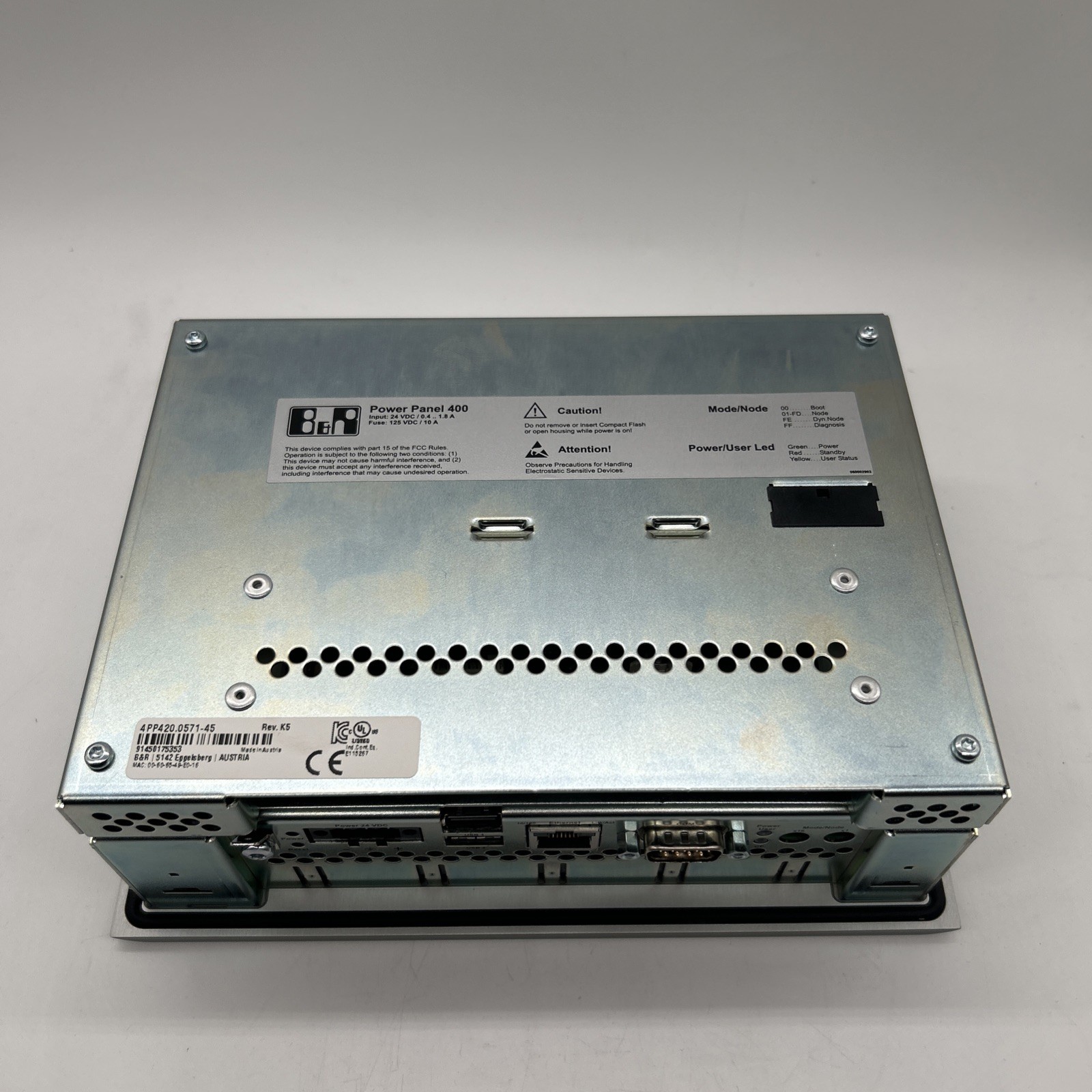 B&R Automation Power Panel PP420 4PP420.0571-45 Touch Display - Bild 4