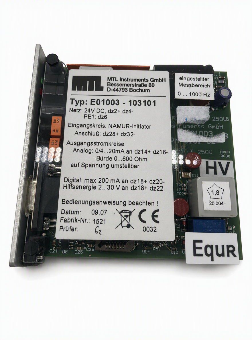 MTL E01003-103101 – Eurocard Frequenz‑zu‑Analog‑Wandler für NAMUR‑Detektoren - Bild 3