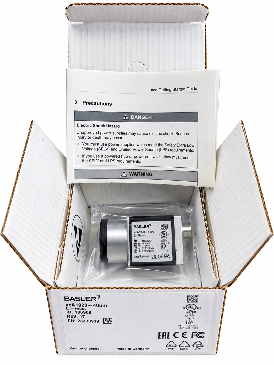 Basler acA1920-40um | USB 3.0 Monochromkamera | 106909 - Bild 2