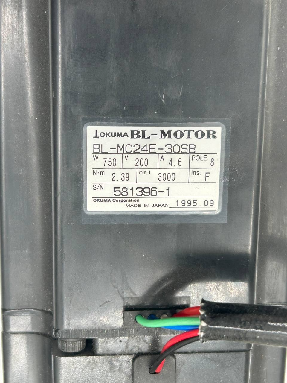 Okuma BL-MC24E-30SB Servomotor, 0,75 kW - Bild 3