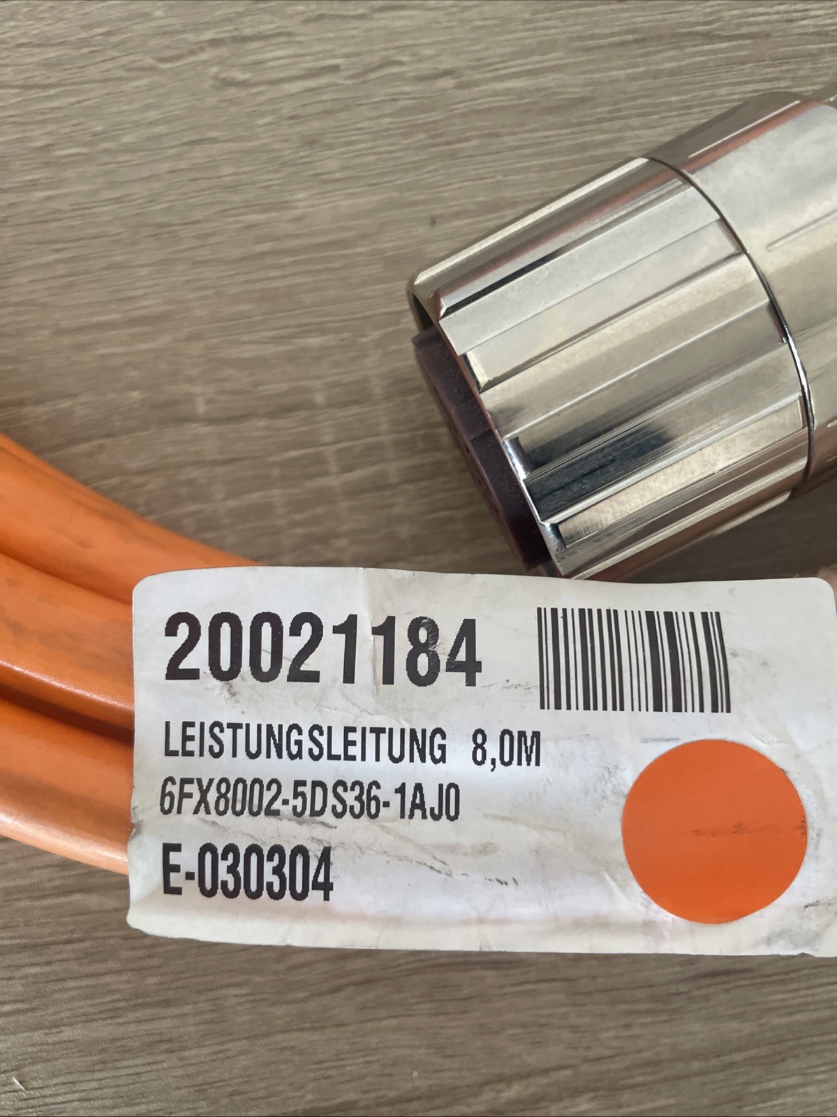 Siemens Leistungsleitung 6FX8002-5DS36-1AJ0 – 8 m, MOTION‑CONNECT 800PLUS - Bild 2