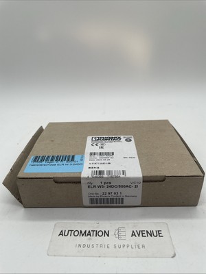 Phoenix Contact ELR W3-24DC/500AC-2I (2297031) – Hybrid‑Motorstarter, 24 V DC, 3~ bis 500 V AC, 2,4 A