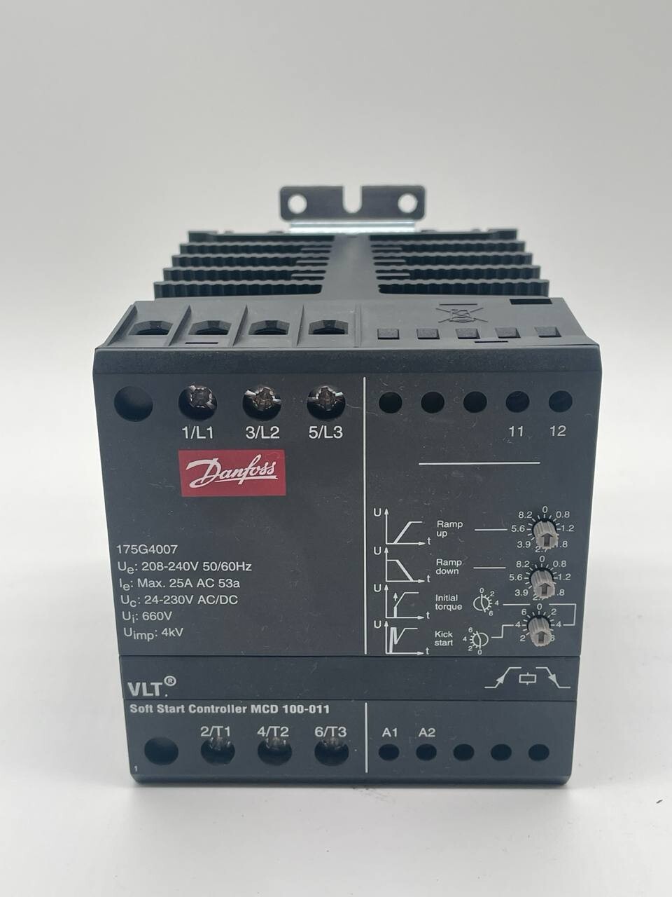 Danfoss VLT MCD 100-011 Sanftstarter 11 kW, 25 A, 400–480 V (MPN 175G4008) - Bild 5