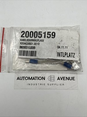 B&R X20AC0SG1.0010 – X20 Auflage für Kabelschirm, 10 Stück - Bild 2
