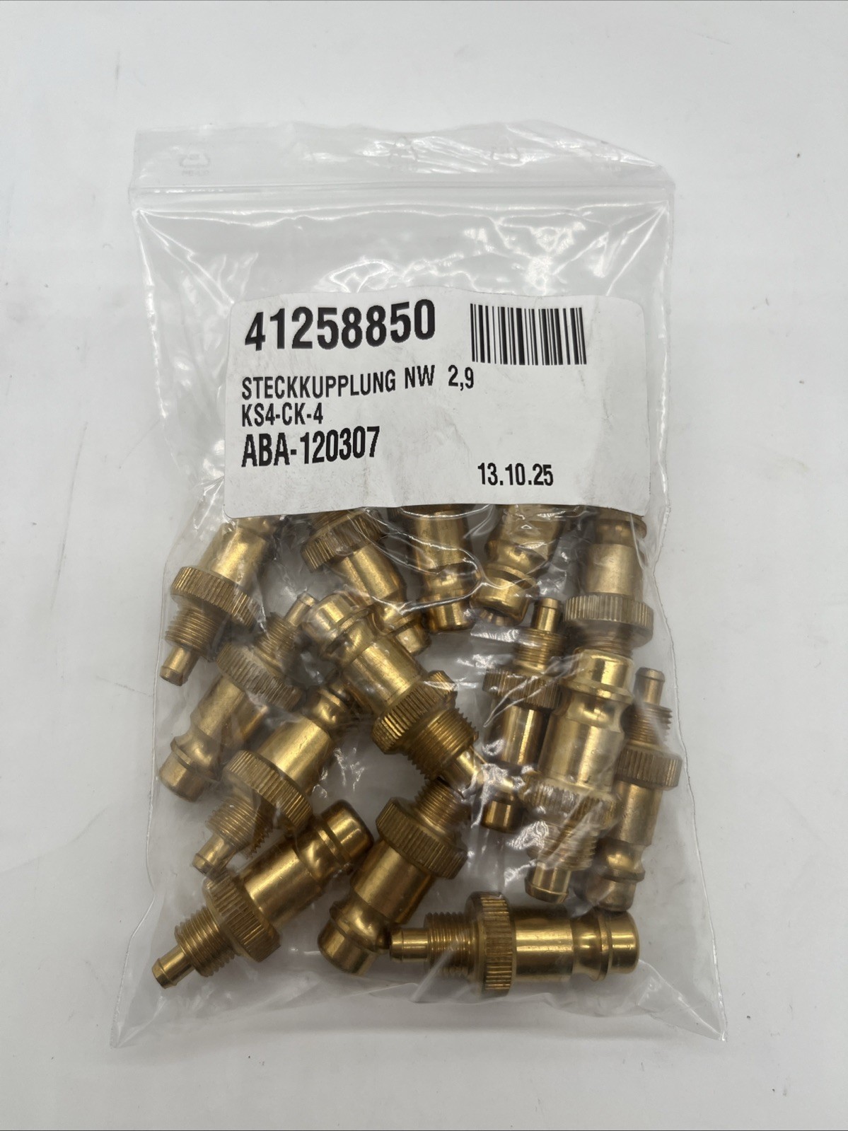 Festo KS4-CK-4 Quick Coupling Plug NW 2.9 – 14 Pieces, new