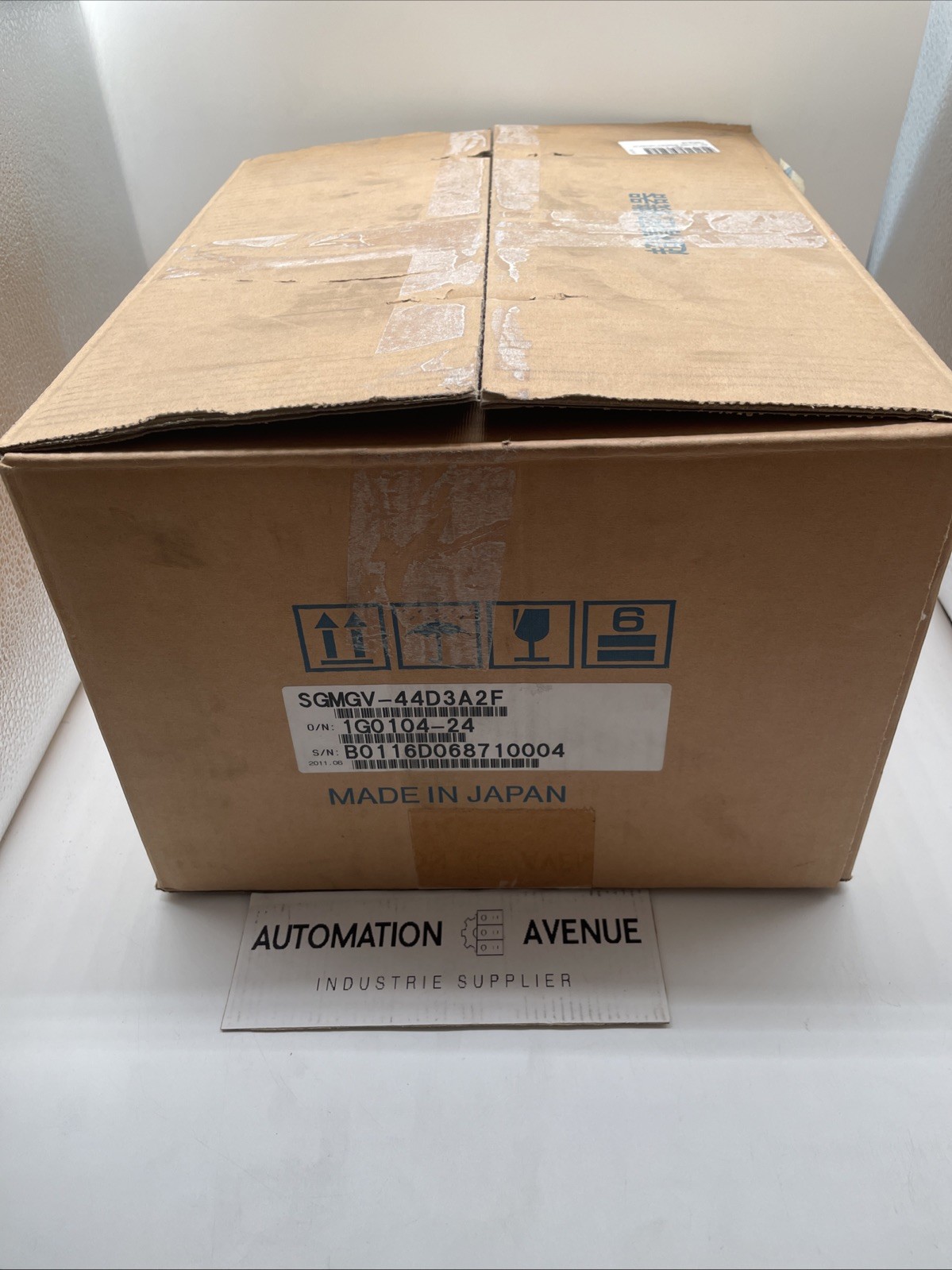 YASKAWA SGMGV-44D3A2F AC-Servomotor, 4.4 kW, 400 V, 20‑Bit ABS, Staubdichtung