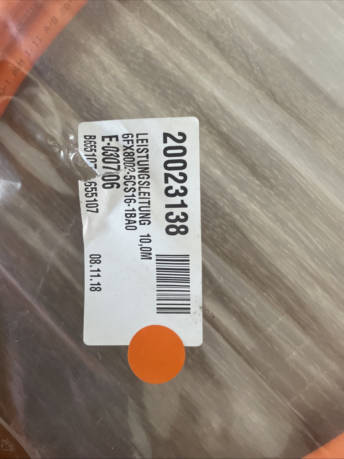Siemens Motor Cable 6FX8002-5CS16-1BA0 – MOTION‑CONNECT 800PLUS, 10 m - Bild 2