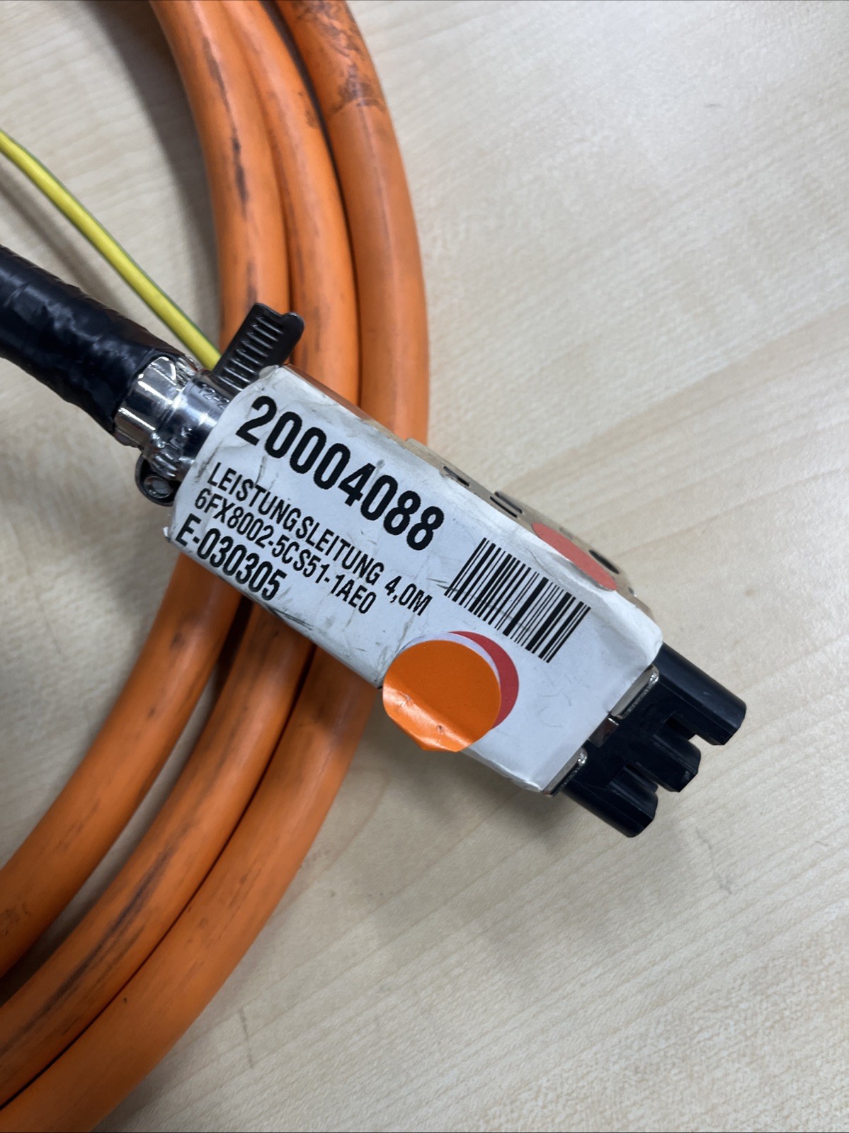 Siemens Power Cable 6FX8002-5CS51-1AE0 – MOTION‑CONNECT 800PLUS, 4 m - Bild 2
