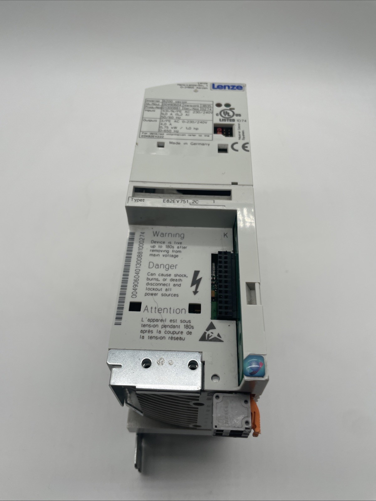 Lenze 8200 Series Frequency Inverter E82EV751-2C902 0.75 kW - Bild 3