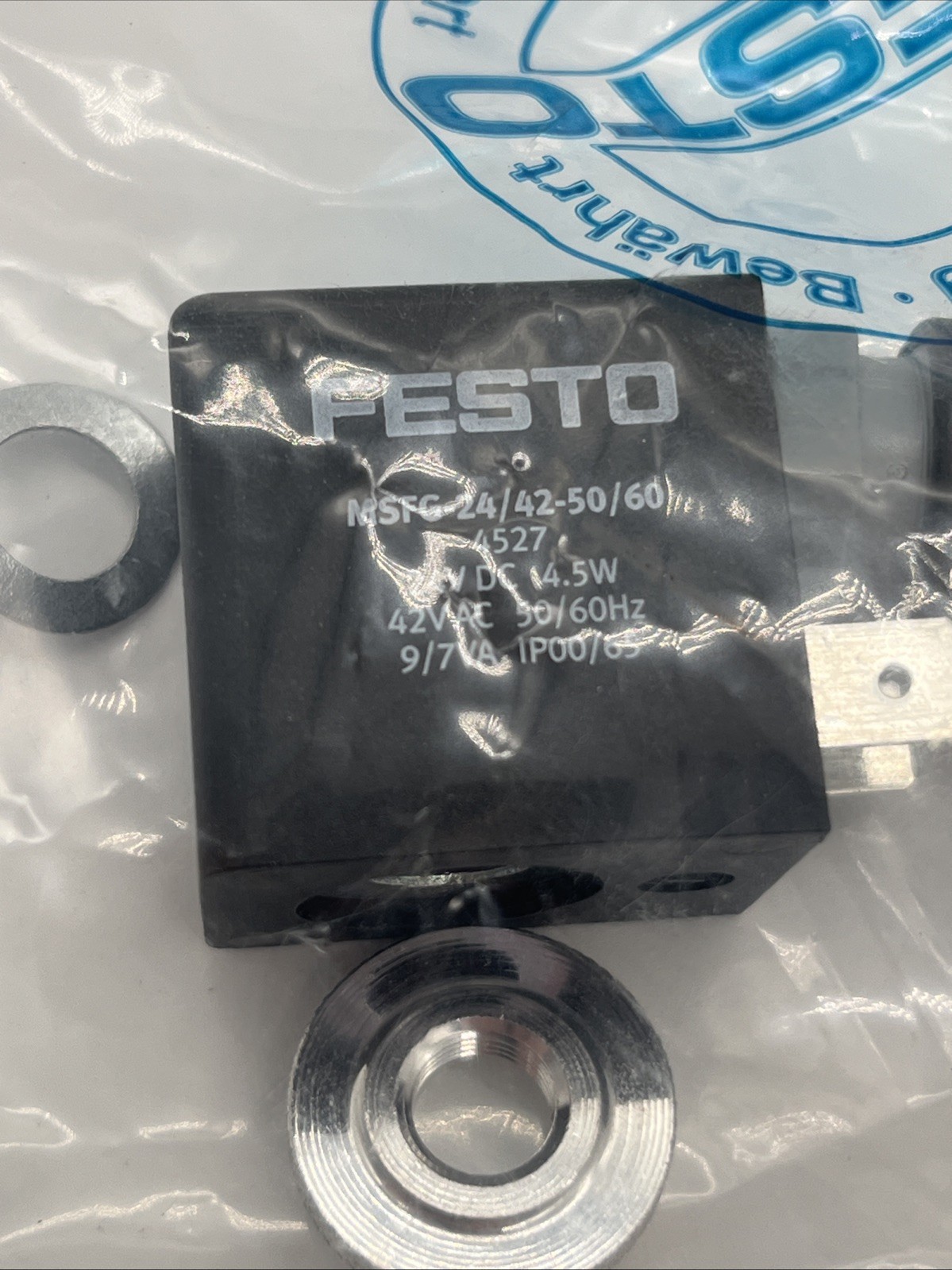 Festo MSFG-24/42-50/60 Magnetspule 24 V DC / 42 V AC, IP65 – NEU (4527) - Bild 2