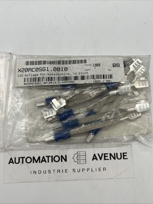 B&R X20AC0SG1.0010 – X20 Auflage für Kabelschirm, 10 Stück