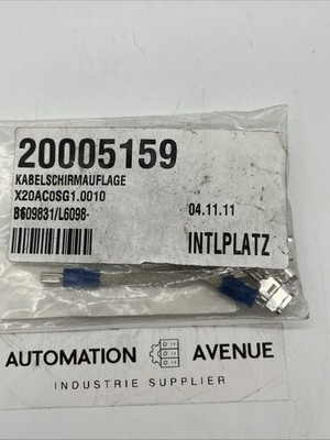B&R X20AC0SG1.0010 – X20 Auflage für Kabelschirm, 10 Stück - Bild 3