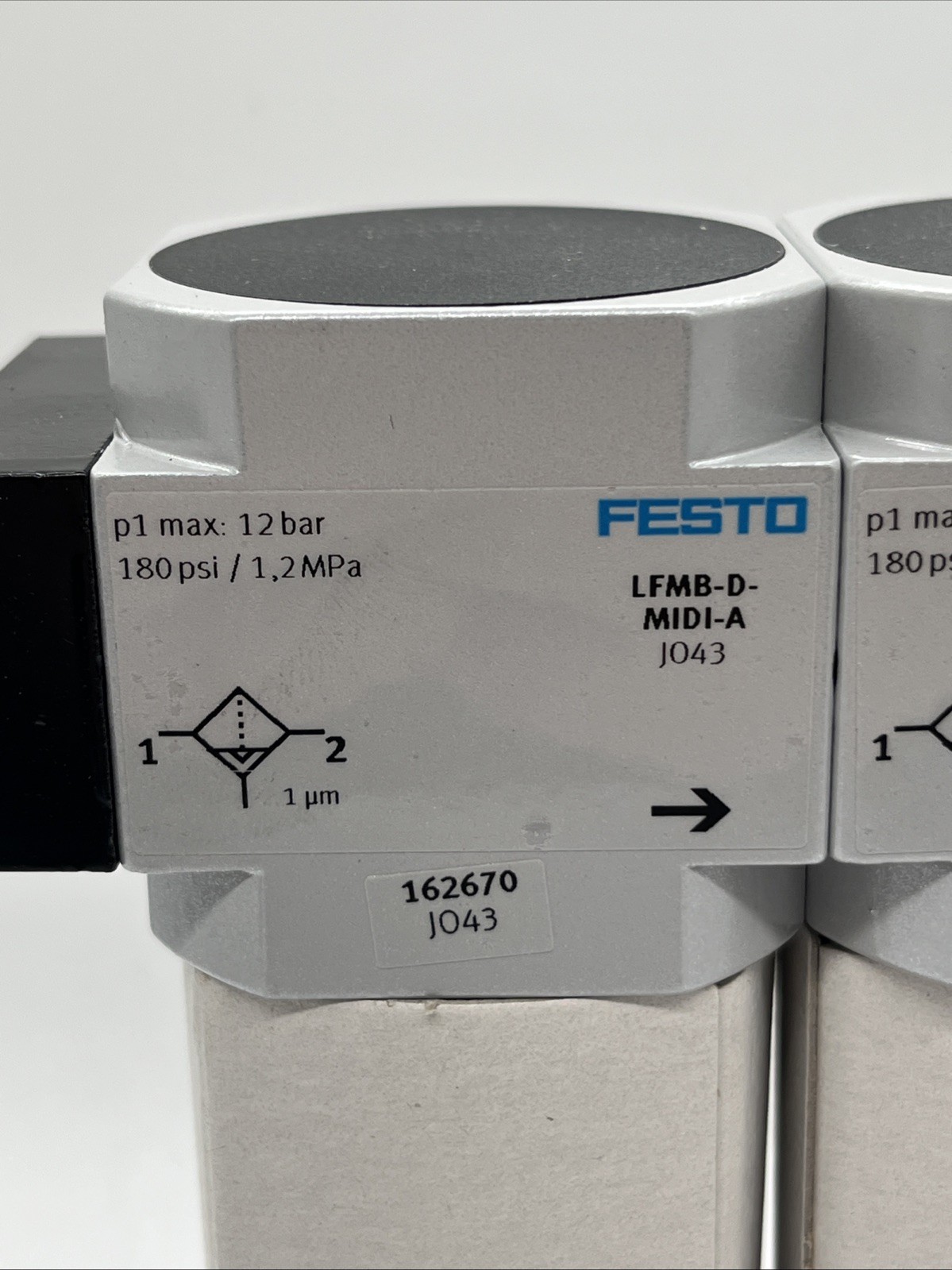 FESTO LFMBA-1/2-D-MIDI-A Feinfilterkombination, G1/2, 0,01 µm – 162670 - Bild 5