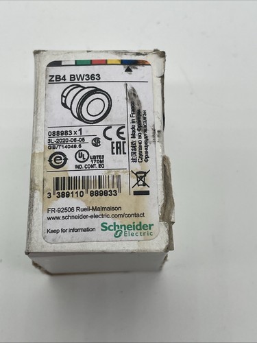 Schneider Electric ZB4BW363 Leuchtdrucktaster-Kopf, blau, flach, 22 mm (Harmony XB4) - Bild 3