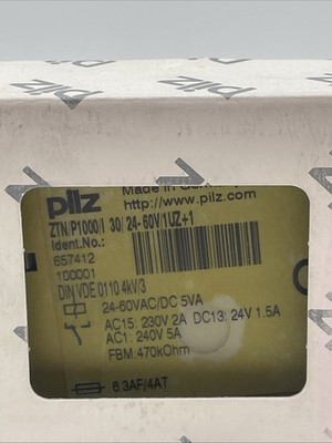Pilz ZTN Zeitrelais ZTN/P1000/I30/24-60V/1UZ+1SZ (Best.-Nr. 657412) - Bild 2