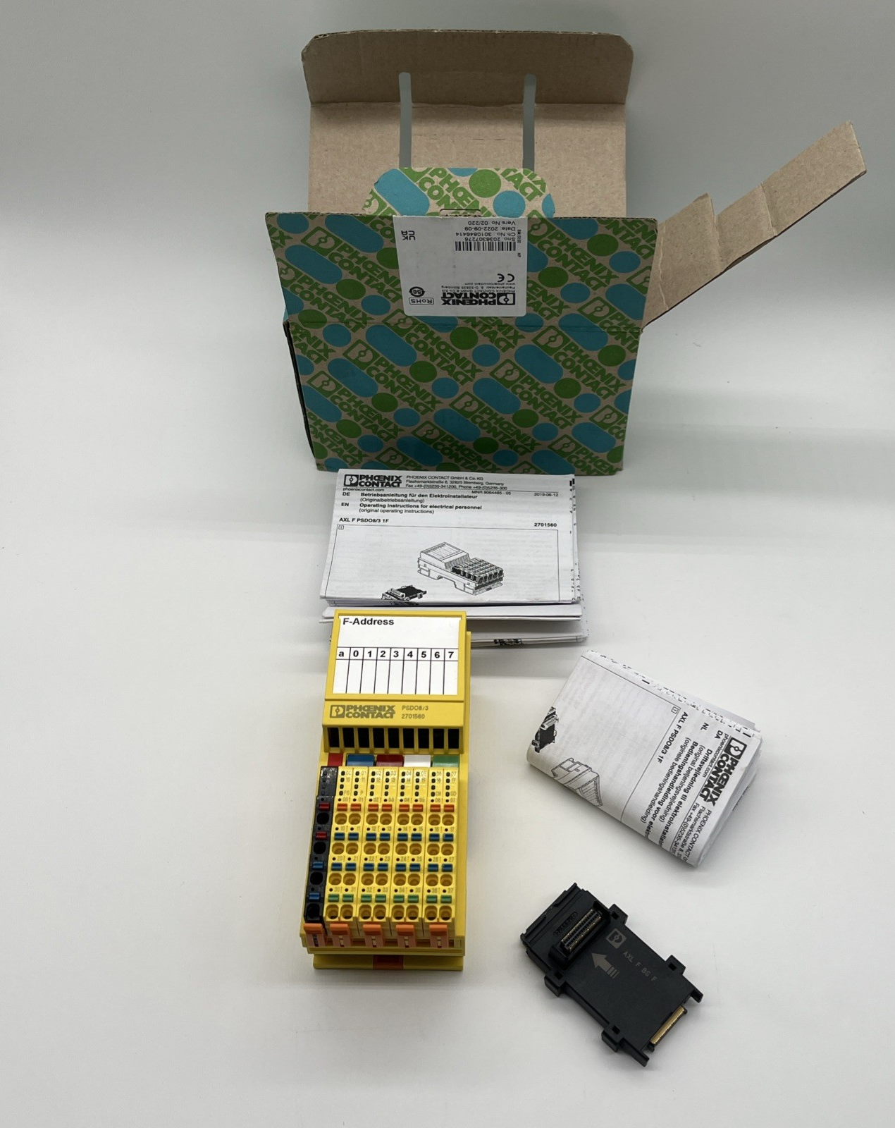 Phoenix Contact AXL F PSDO8/3 1F Safety Module PROFIsafe, 8x DO, 24 V DC, 2 A – 2701560