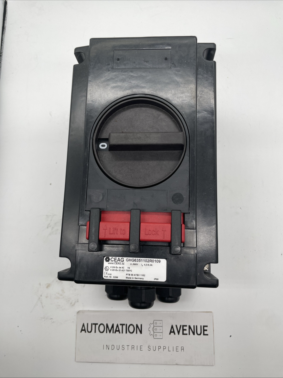 CEAG Ex-Motorschutzschalter GHG6351102R0109, 4,0–6,3 A, 1S+1Ö, IP66 - Bild 3