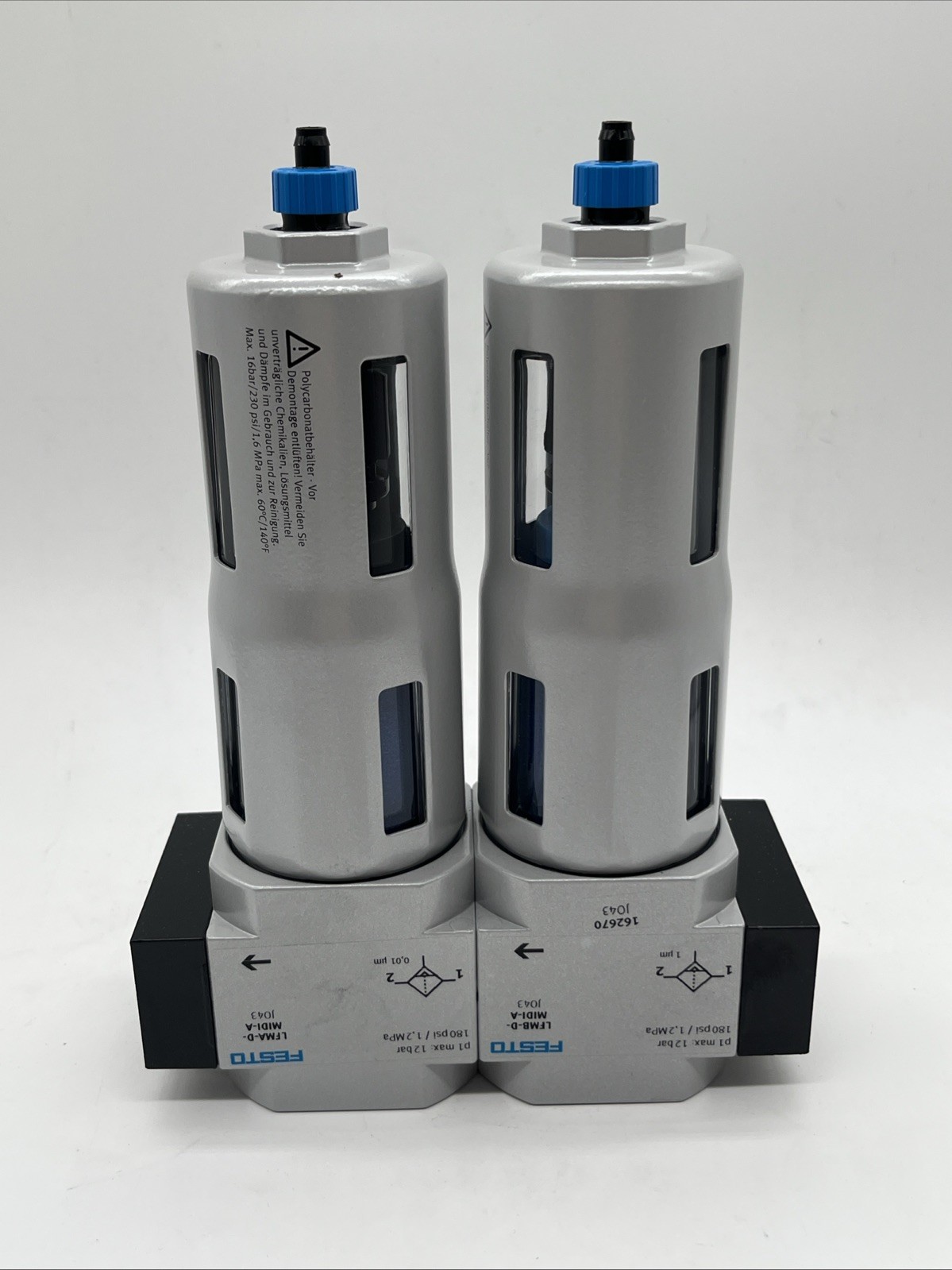 FESTO LFMBA-1/2-D-MIDI-A Feinfilterkombination, G1/2, 0,01 µm – 162670 - Bild 7