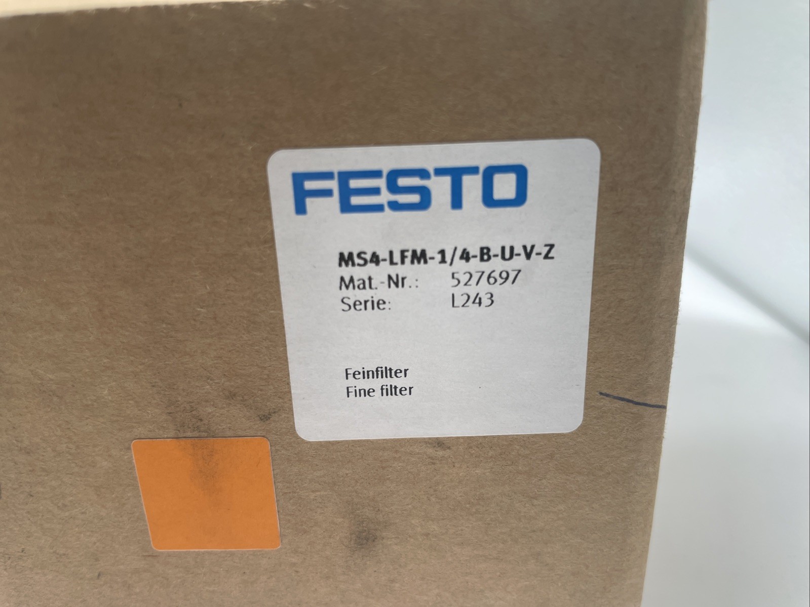 Festo MS4-LFM-1/4-B-U-V-Z Feinfilter (527697) - Bild 2