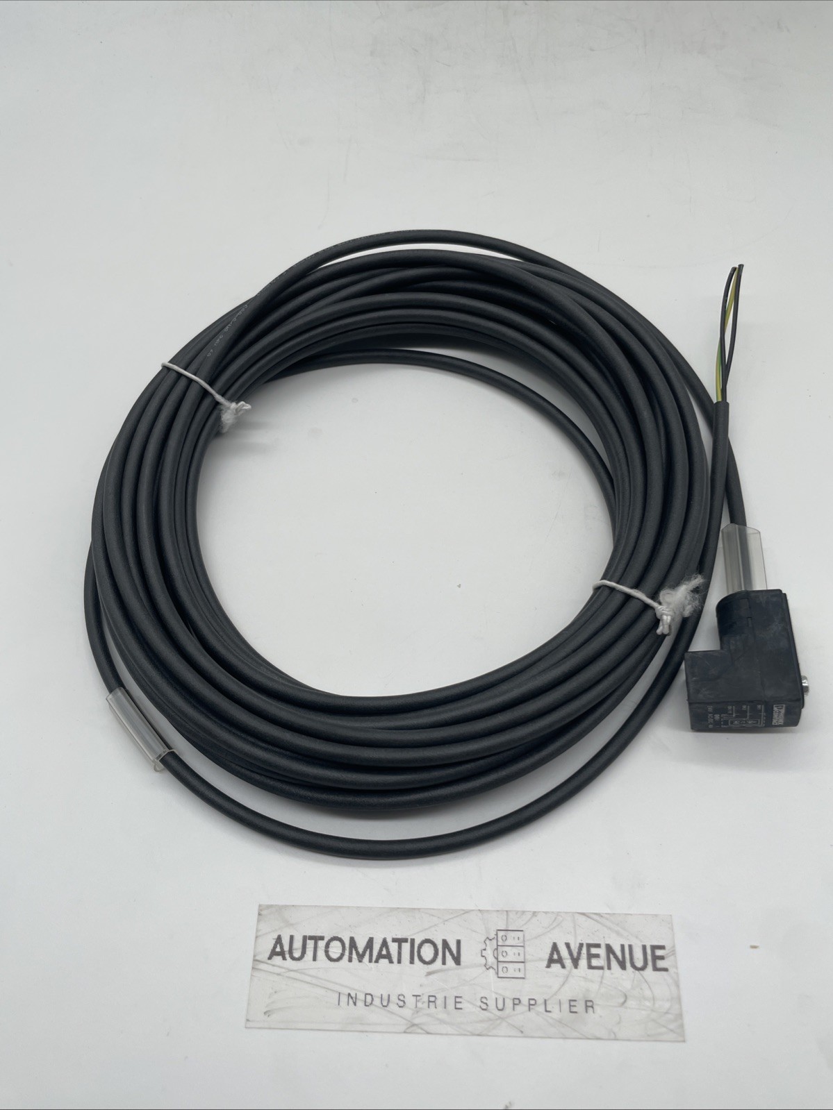 Phoenix Contact SAC-3P-10.0-PUR/C-1L-Z Sensor/Actuator Cable, 3-pin, 10 m, Valve Connector C, LED, PUR