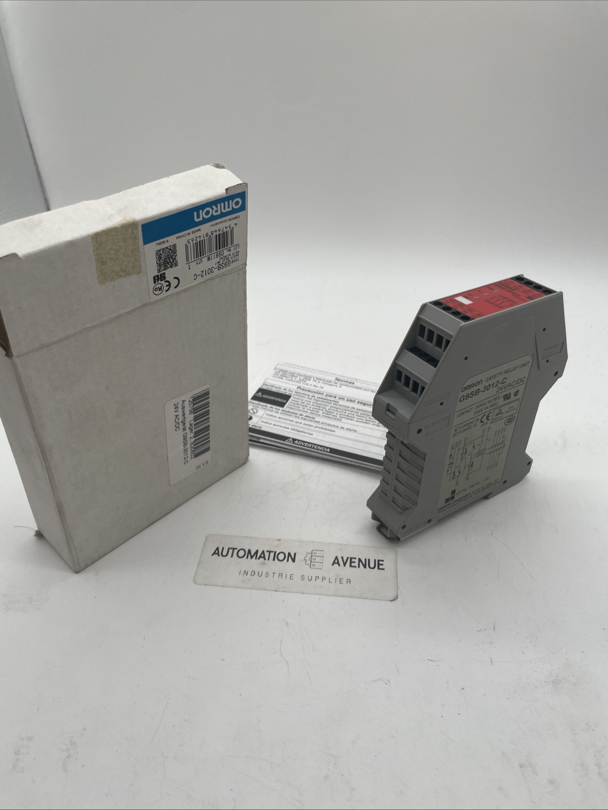 OMRON G9SB-3012-C Sicherheitsrelais 24V AC/DC, 3NO+1NC, manueller Reset