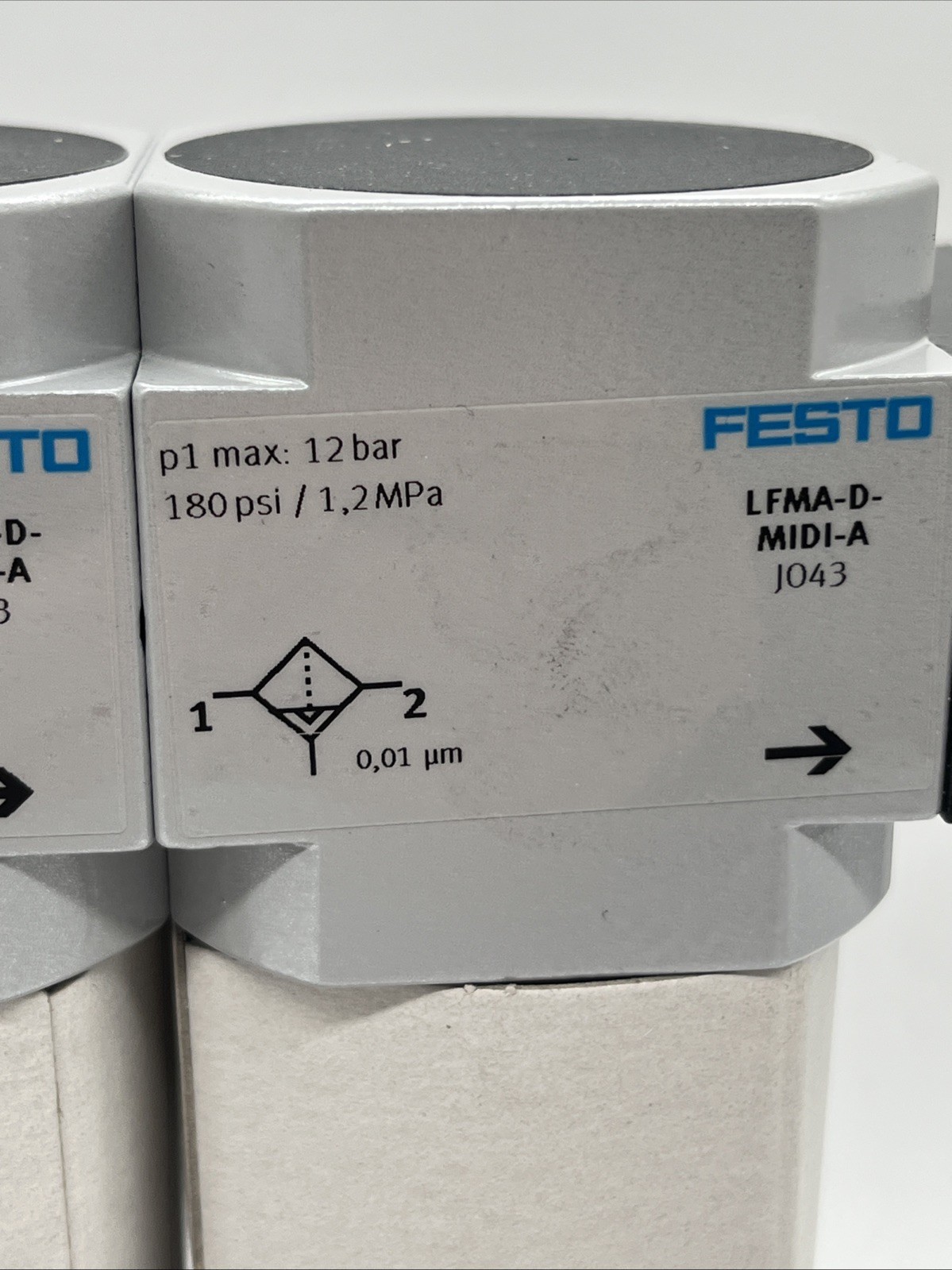 FESTO LFMBA-1/2-D-MIDI-A Feinfilterkombination, G1/2, 0,01 µm – 162670 - Bild 6