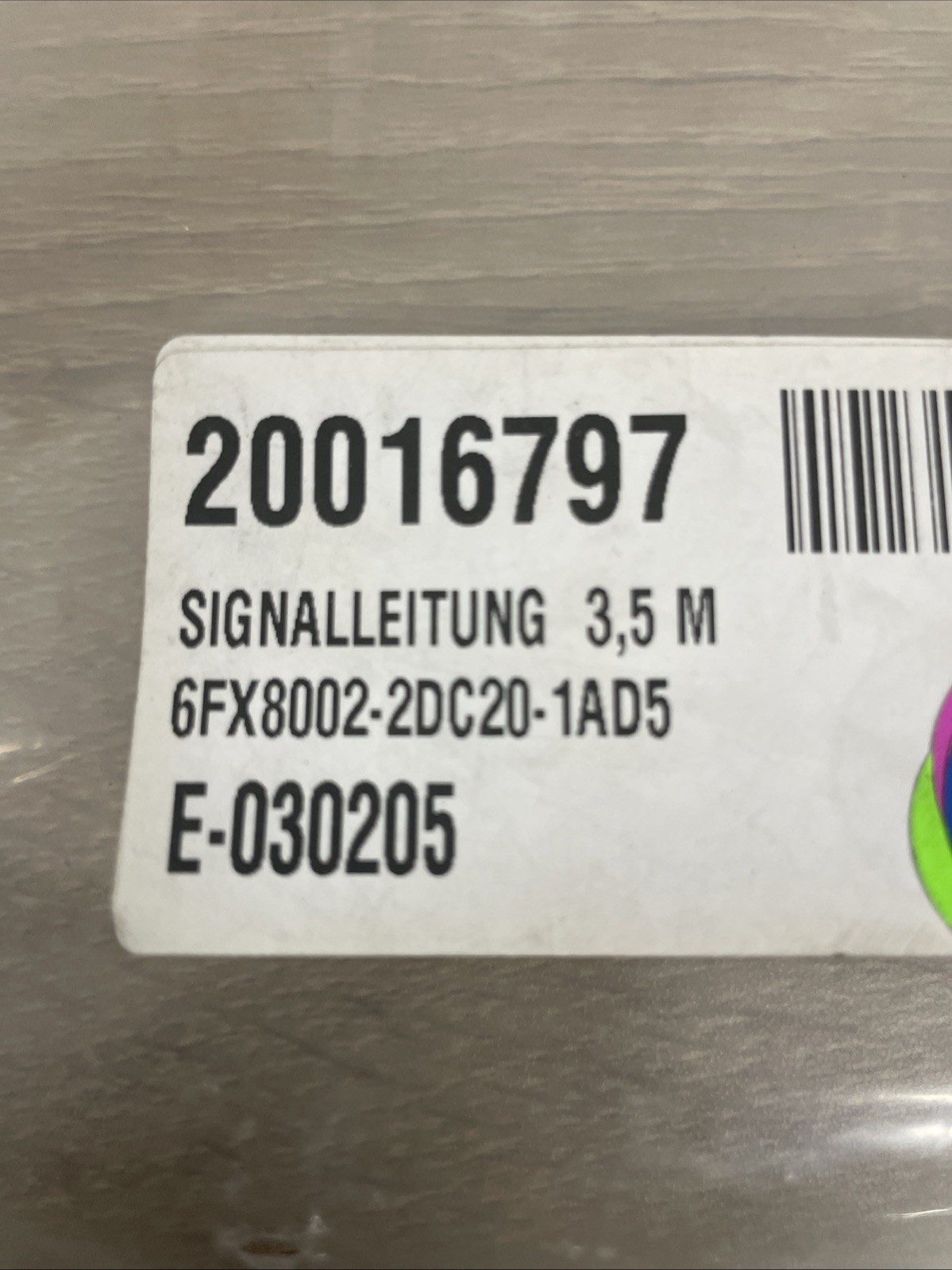 Siemens signal cable 6FX8002-2DC20-1AD5, Drive‑CLiQ, RJ45 IP67, 3.5 m - Bild 2