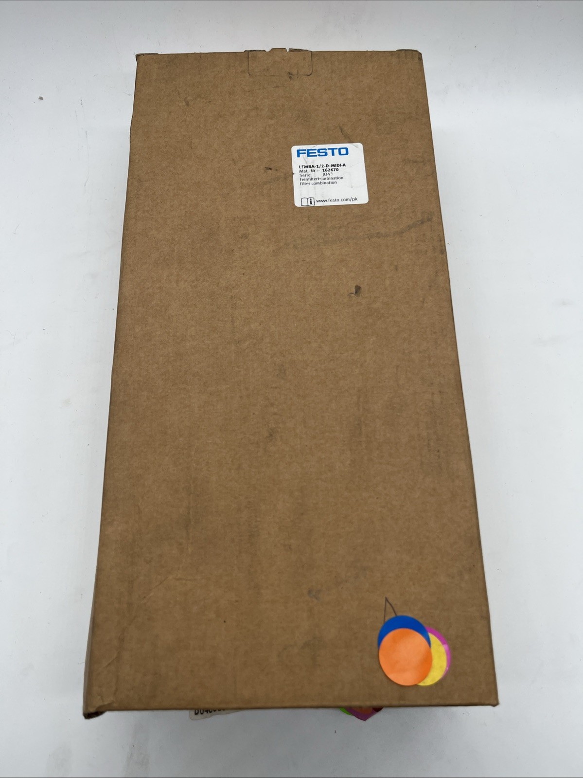 FESTO LFMBA-1/2-D-MIDI-A Fine Filter Combination, G1/2, 0.01 µm – 162670