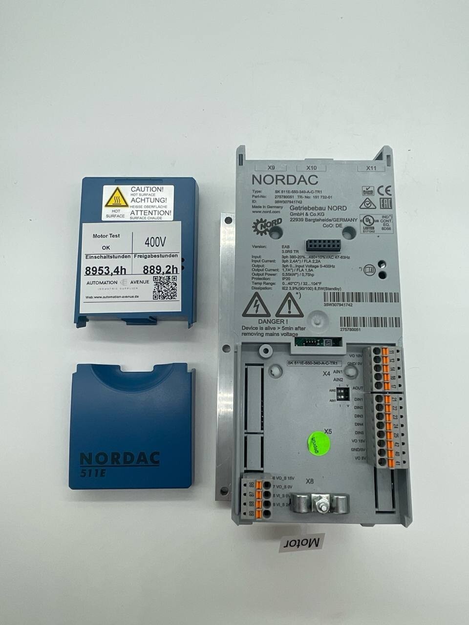 NORD NORDAC PRO SK 511E-550-340-A-C-TR1 Frequenzumrichter 0,55 kW, 3~380–480 V - Bild 5