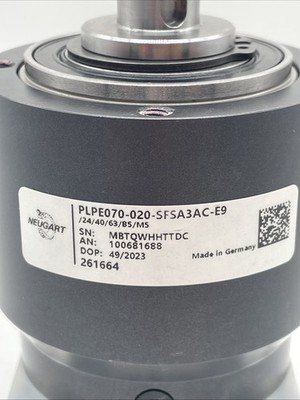 Neugart PLPE070-020-SFSA3AC-E9 Planetengetriebe, i=20:1, Größe 70 - Bild 2